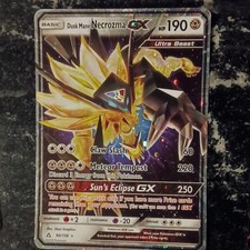 CARTE POKÉMON NECROZMA Ailes de l'Aurore GX 63/156 SL5 Ultra Prisme FR