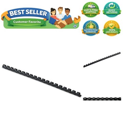 Versatile 5/16in Plastic Binding Combs - 100 Pack, Professional Quality