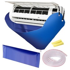 AC Cleaning Bag with Wall Protection Cloth, Reusable Mini Split AC Cleaning Kit