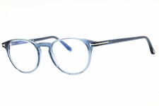 TOM FORD TF5803-090-49 Eyeglasses Frame Size 49mm 19mm 145mm BLUE Men 889214327