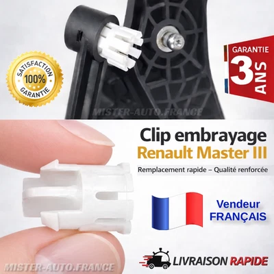 AGRAFE ÉMETTEUR D’EMBRAYAGE RENAULT MASTER 3 ✅ 2010-2024 OEM 8200673232 CLIP - Photo 1/4