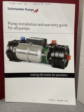 Salamander RSP 75 Centrifugal 2.2 Bar Twin Positive Shower Pump.
