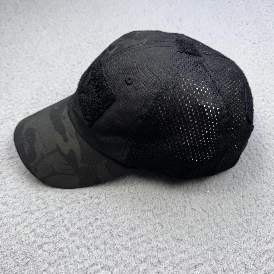 Gorra ajustable trasera de malla táctica Condor multicámara parche negro para hombre talla única sombrero Foto 4 de 4
