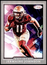 Jermaine Johnson New York Jets 2022 Artistry Sage RC Rookie Card #17 NFL