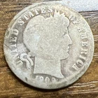 1909-S Barber Dime Actual Dime Good Filler And Nicely Priced