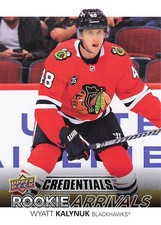 2021-22 Upper Deck Credentials #RA-30 Wyatt Kalynuk Rookie Arrivals