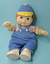 Bambola vintage 1985 Mattel My Child Boy capelli rossi occhi azzurri vestito baseball COMPLETO