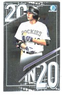 Zac Veen 2020 Bowman Draft #20IN20-ZV Colorado Rockies RC