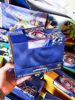 Pokemon Base Set Starter 2 Player Display Box Empty Italian WOTC 1999 No Cards