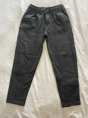 M&S Boys Charcoal Grey Smart Joggers, Age 8-9 - Image 1 of 4