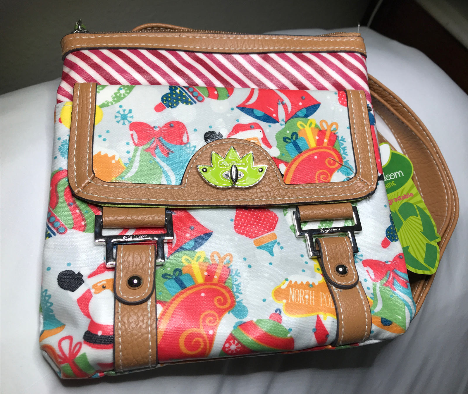 lily bloom christmas purse