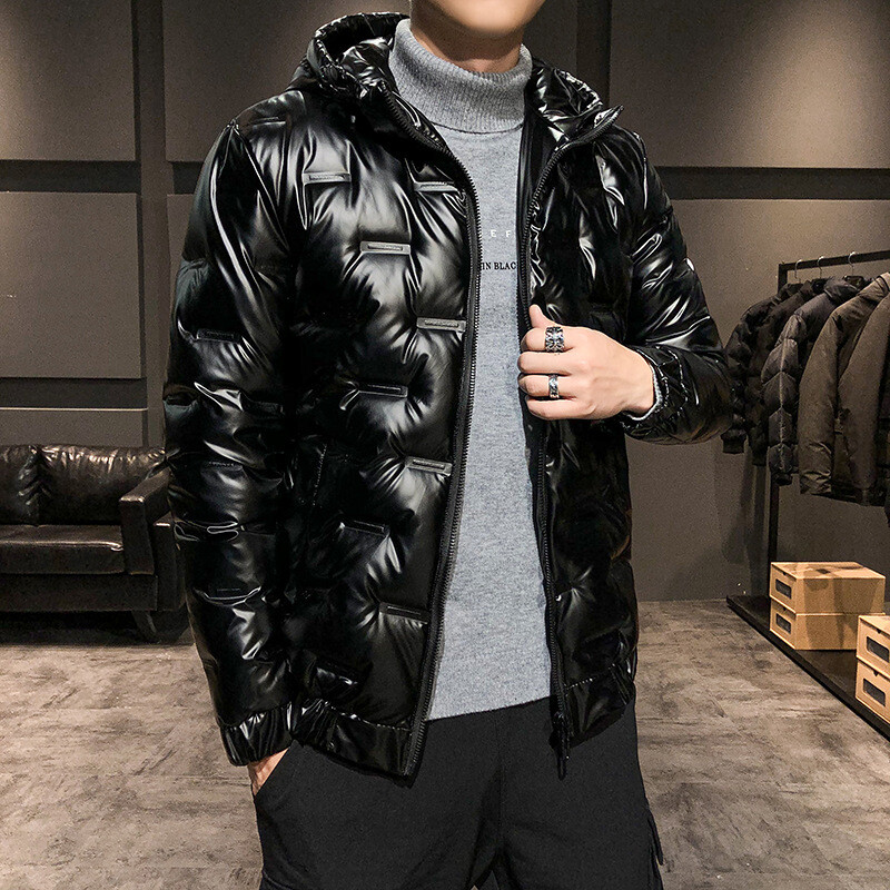 ★TRILLION★ Essential puffer duck down short padding glossy ktown4u.com : [CGP] Essential Duck Down Puffa Short Padding