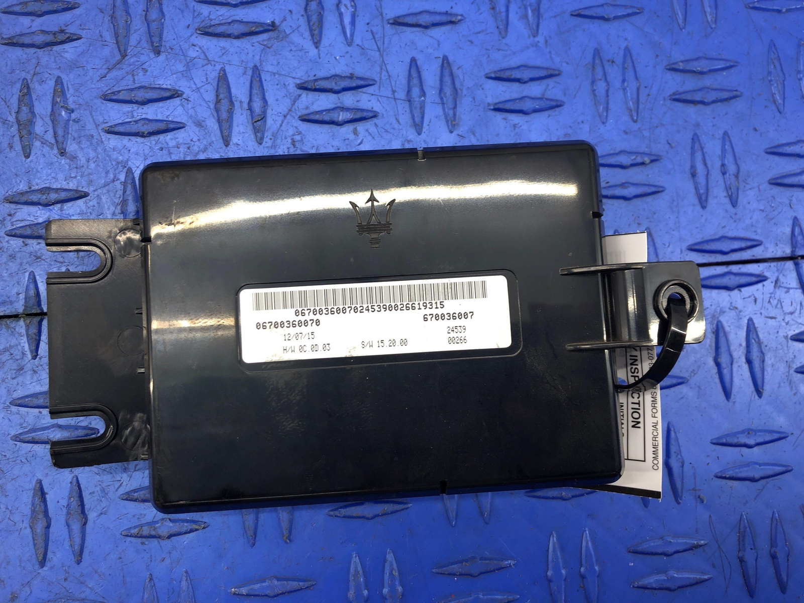 2014-2017 MASERATI QUATTROPORTE TEMPERAURE CLIMATE CONTROL MODULE 670036007 OEM