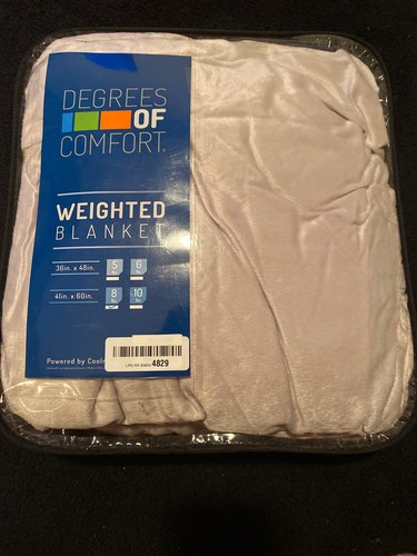 Degrees of Comfort Weighted Blanket 2 Duvet Covers for Hot & Cold Sleepers 8lbs - Picture 6 of 8