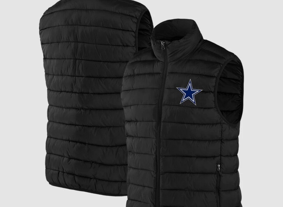 Dallas Cowboys Sleeveless Puffer Jacket