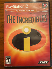 The Incredibles Sony PlayStation 2 PS2 Red Label W/Manual & Case TESTED