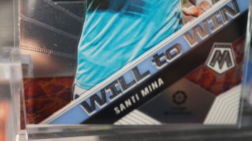 2020-21 Panini Mosaic La Liga Soccer Santi Mina Will To Win Base - Imagen 3 de 6