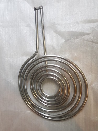 Wärmetauscher,Edelstahl Teichheizer, Heizspirale Kühlspirale Destille Pool