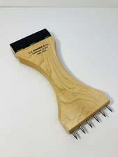 C.S. Osborne Upholstery Webbing Puller #255 Stretcher Tool Wood Metal Rubber EUC