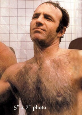 JAMES CAAN shows off GREAT HAIRY CHEST SHIRTLESS BEEFCAKE in SHOWER photo
