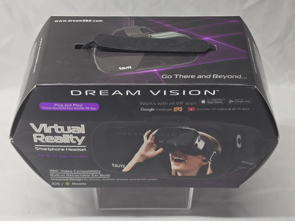 TZUMI Smart Phone DREAM VISION Virtual Reality Headset - Works With All VR Apps - Image 2 of 3