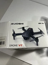 AUOSHI Mini Foldable Drone -1080P HD FPV,Voice/Gesture Control, Perfect for Kids
