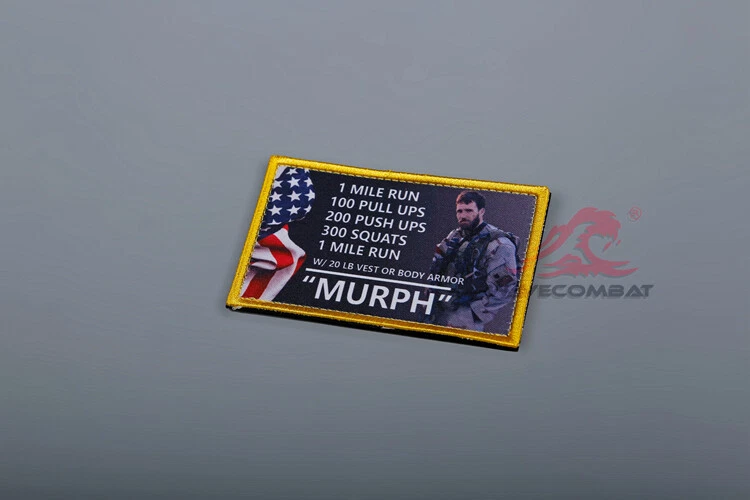 Military Patch The Murph Challenge Armband Badge Embroidery Tactical Gifts - Image 3 of 4