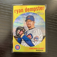 Ryan Dempster /59 Black 2008 Topps Heritage Chrome