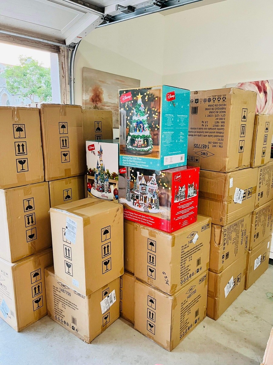 Animated Disney Holiday House with Lights and Music | eBay