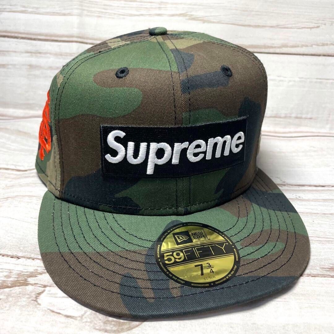 Supreme MLB Teams Box Logo New Era Cap Hat Camo San Supreme MLB Teams Box Logo New Era Cap Hat Camo San