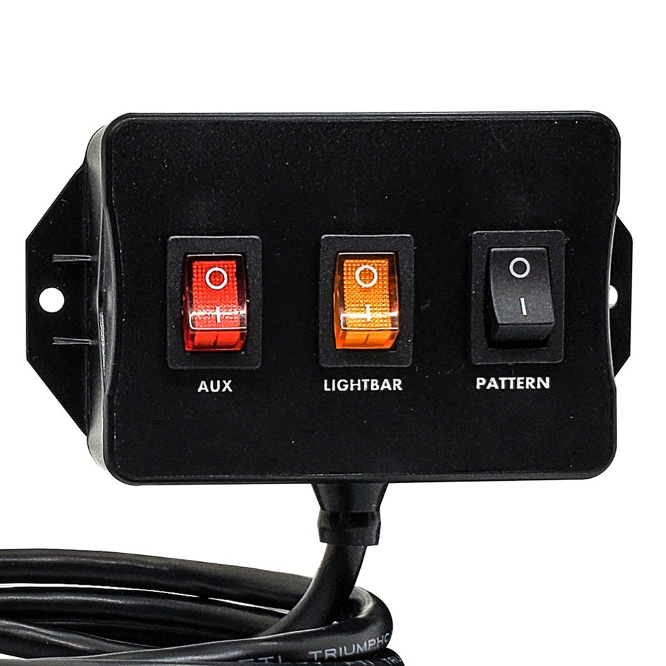 On/Off Rocker Switch Control Box 15A for Emergency Beacon Warning ...