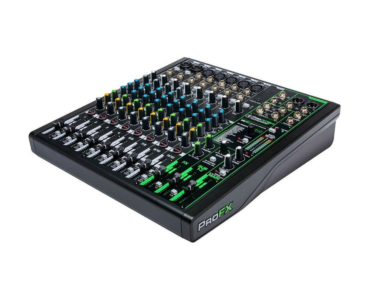 Mackie ProFX12v3 12Channel Analog Mixer with Onyx Mic Preamps, Effects