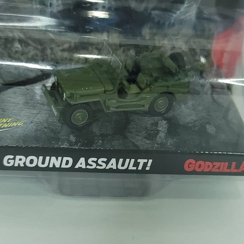 Johnny Lightning 2019 Silver Screen Machines Godzilla Ground Assault New Sealed - Picture 2 of 5