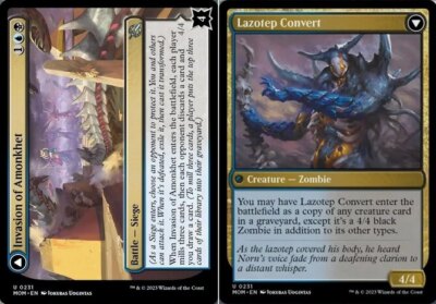 mtg copy transformed card x4 Invasion of Amonkhet // Lazotep Convert U MTG March of the Machine M/NM,  Engl