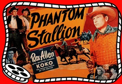 #3 Rex Allen In Phantom Stallion, Riders of Silver Screen Trading Card