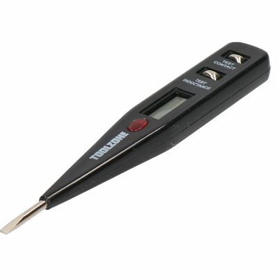 125mm LCD Display Digital Spannung Durchgang Elektrischer Tester 12   250 Vol
