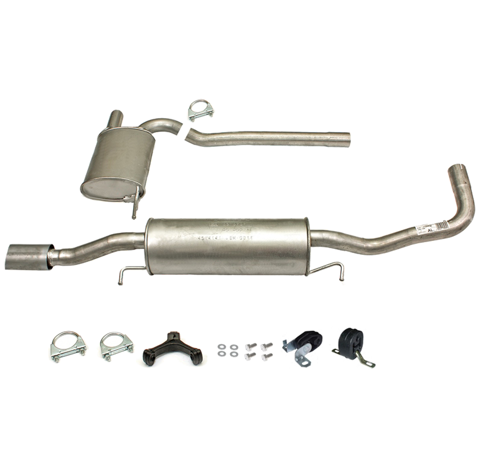 Exhaust system for Audi A4 1.8 (8D2, B5), (8D5, B5) station wagon and