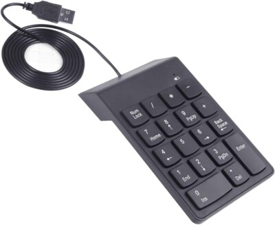 USB Numeric Keypad,Kadaon USB 18 Key Number Numeric Keypad Keyboard for Lapto,PC