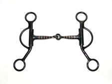 Western Snaffle Bit with Copper Inserts