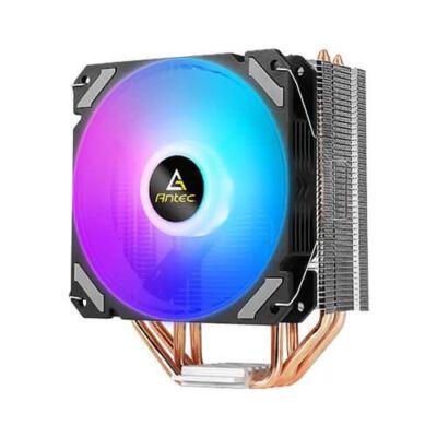 Antec 0-761345-10913-0 A400I Chipset Air Cooler 12  Cm Black, Copper, Silver ~E~
