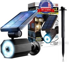 Luz LED Solar Para Exterior Con Sensor De Movimiento Jardin Patio Casa Lampara