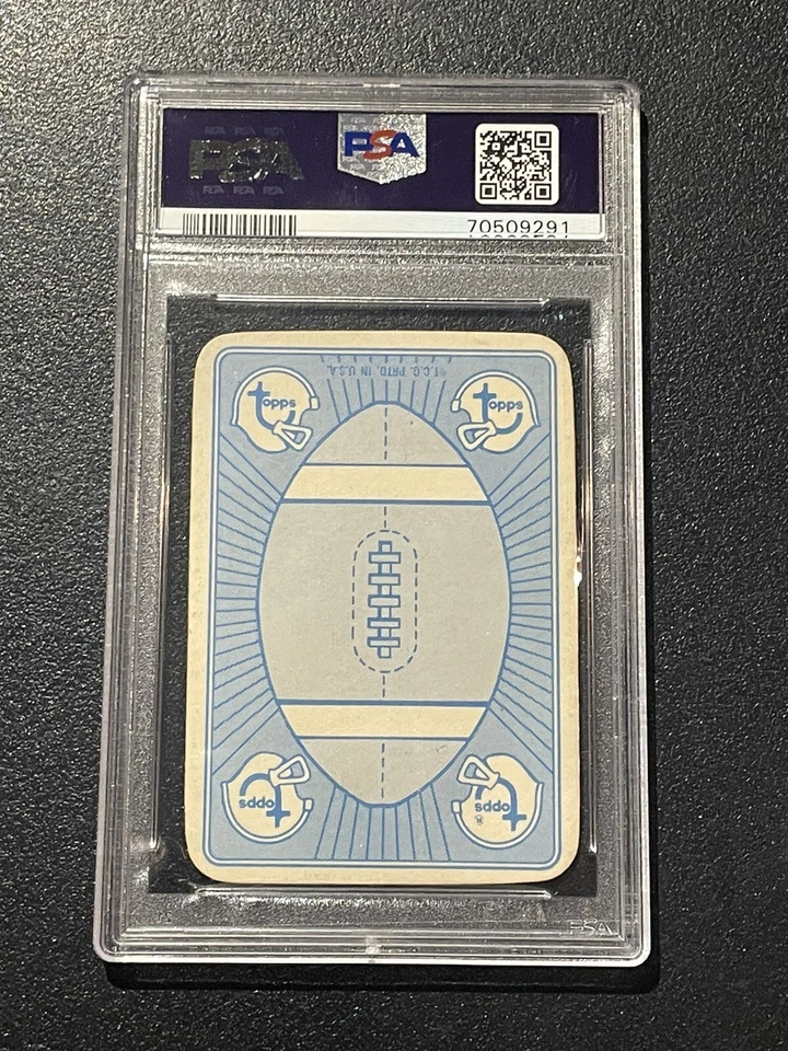 1971 Topps Game Cards Johnny Unitas #37 PSA 2 - Image 4 of 4