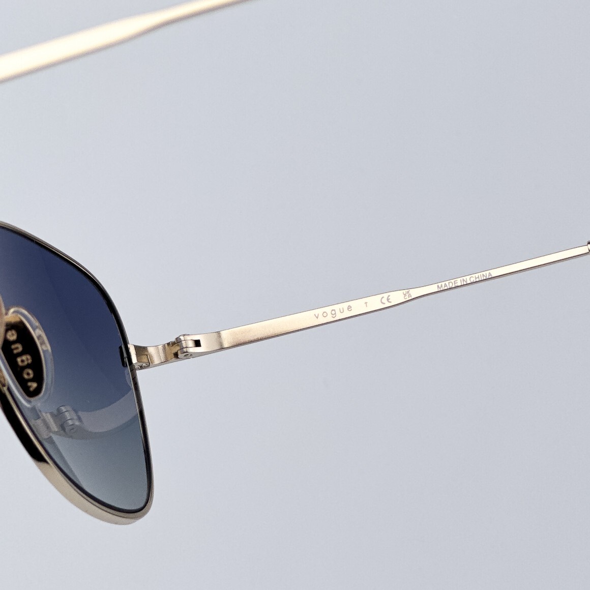 SALE! Vogue Women Sunglasses Gold Blue Gradient Butterfly VO4232S 848/4L NEW Vogue Women Sunglasses Gold Grey Blue Grad Butterfly VO4232S  main image 2