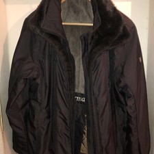 Warme WELLENSTEYN Jacke „ Zermatt“  Braun Gr. L, Fellbesatz Top Zustand 👍😀