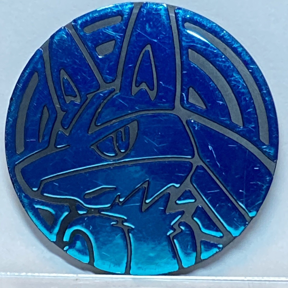 Pokemon Trading Card Games Lucario Blue Plastic Medal Japanese | eBay