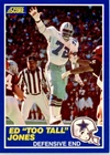 1989 Score Football #5 Ed "Too Tall" Jones Dallas Cowboys