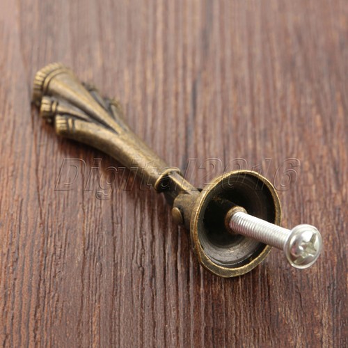 Vintage Furniture Drawer Door Pull Handle Cupboard Drop Cabinet Knobs Decorative - Picture 8 of 12