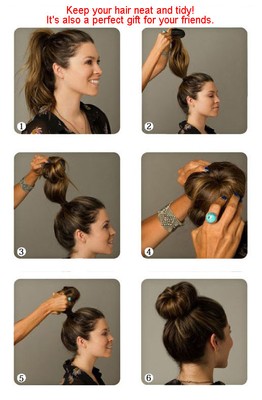 HOFASON Donas Para Hacer Moños Para El Cabello, 12