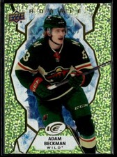 2021-22 Upper Deck Ice Green Parallel Adam Beckman Rookie #139
