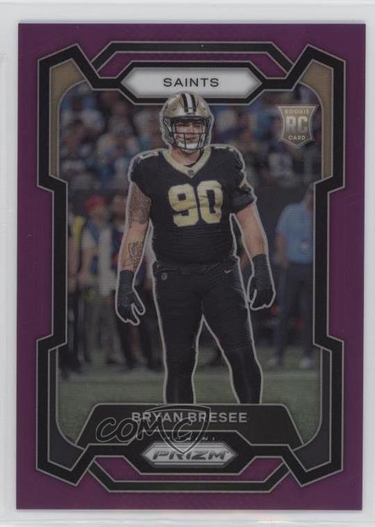 2023 Panini Prizm Rookies Purple Prizm /125 Bryan Bresee #372 Rookie RC